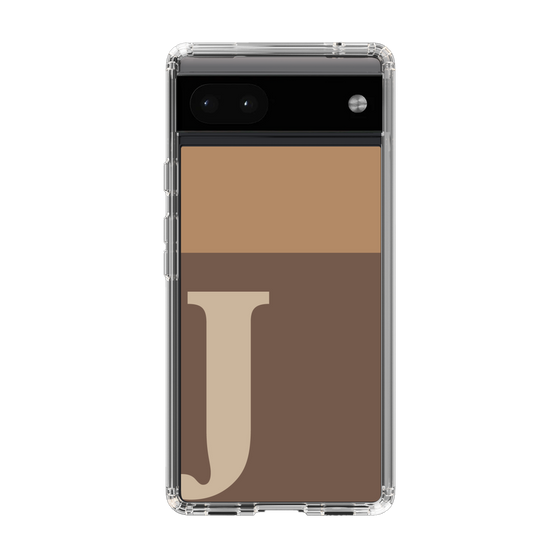 Slim Protection Case［ Original - initial two tone - J brown ］