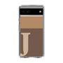 Slim Protection Case［ Original - initial two tone - J brown ］