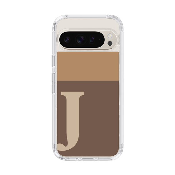 Slim Protection Case［ Original - initial two tone - J brown ］