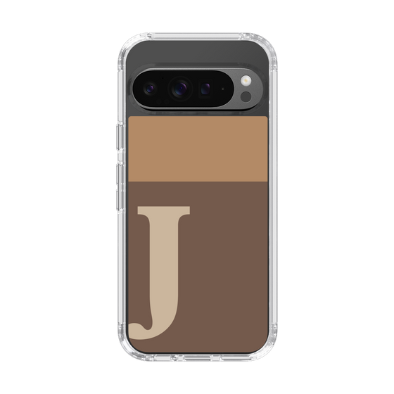 Slim Protection Case［ Original - initial two tone - J brown ］