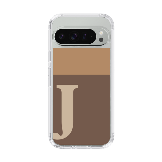 Slim Protection Case［ Original - initial two tone - J brown ］