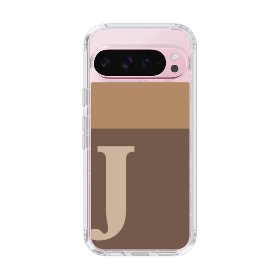 Slim Protection Case［ Original - initial two tone - J brown ］