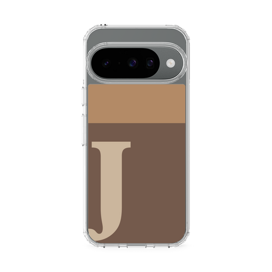 Slim Protection Case［ Original - initial two tone - J brown ］