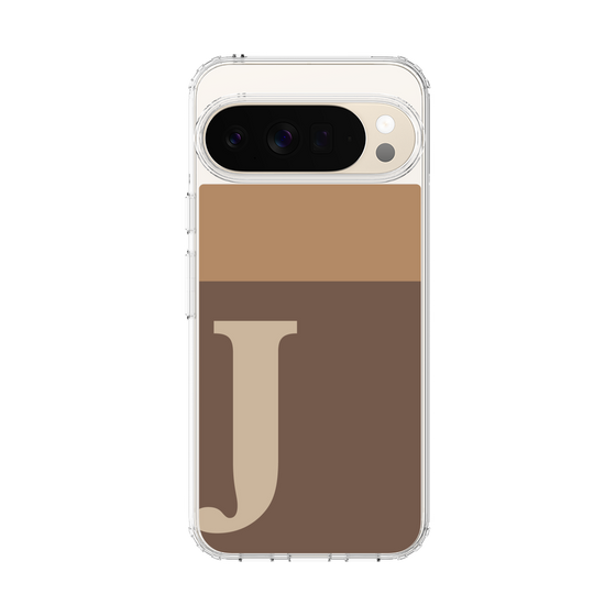 Slim Protection Case［ Original - initial two tone - J brown ］