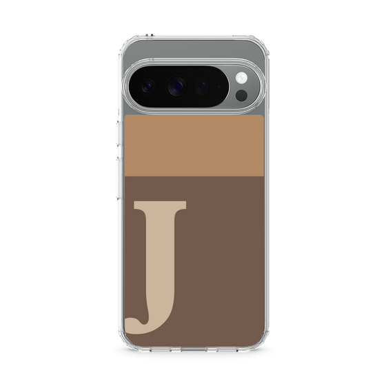 Slim Protection Case［ Original - initial two tone - J brown ］