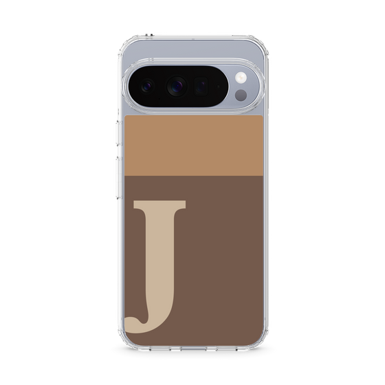 Slim Protection Case［ Original - initial two tone - J brown ］
