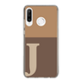 Slim Protection Case［ Original - initial two tone - J brown ］
