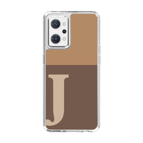 Slim Protection Case［ Original - initial two tone - J brown ］