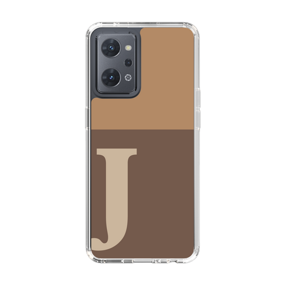 Slim Protection Case［ Original - initial two tone - J brown ］