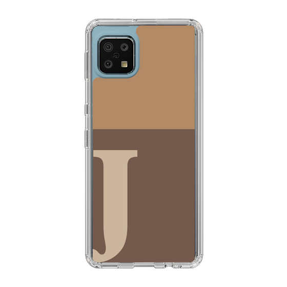 Slim Protection Case［ Original - initial two tone - J brown ］