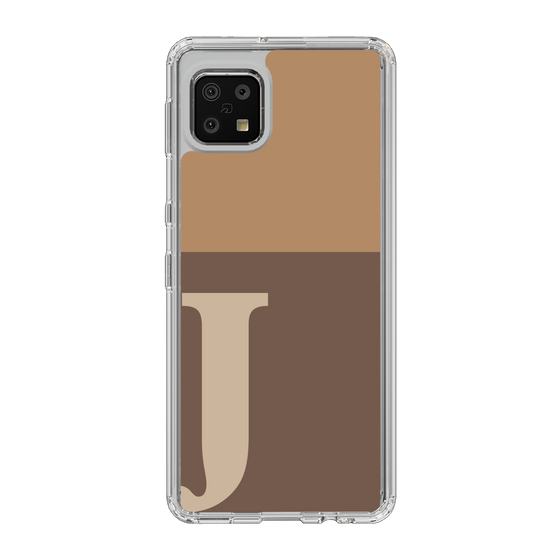 Slim Protection Case［ Original - initial two tone - J brown ］
