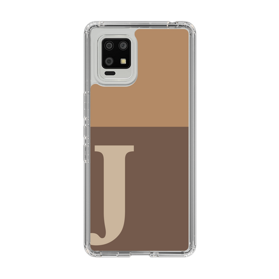 Slim Protection Case［ Original - initial two tone - J brown ］
