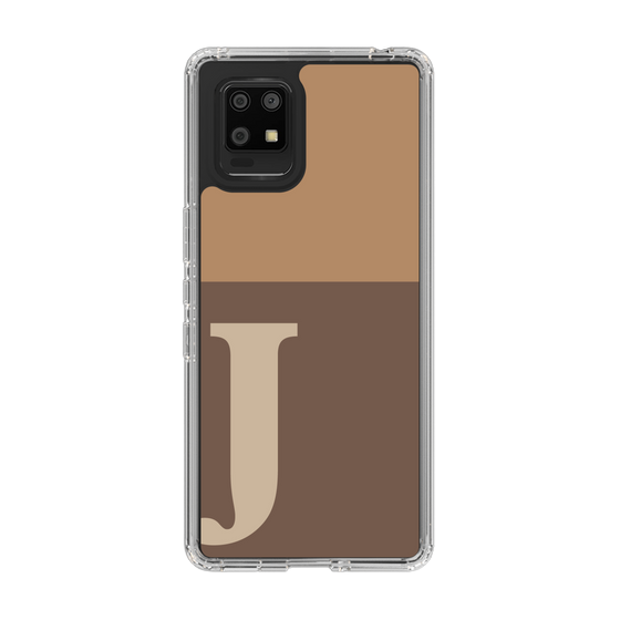 Slim Protection Case［ Original - initial two tone - J brown ］