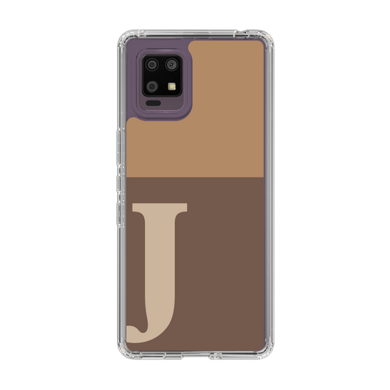 Slim Protection Case［ Original - initial two tone - J brown ］