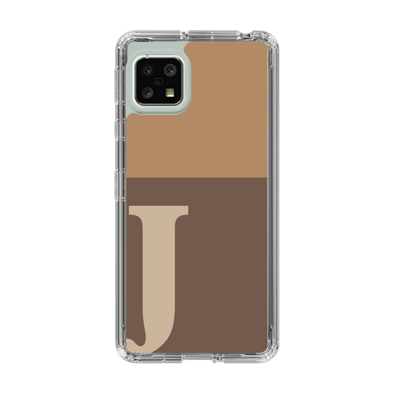 Slim Protection Case［ Original - initial two tone - J brown ］