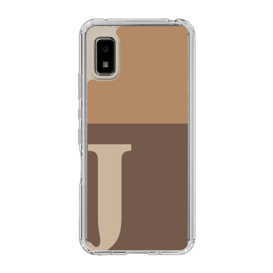 Slim Protection Case［ Original - initial two tone - J brown ］