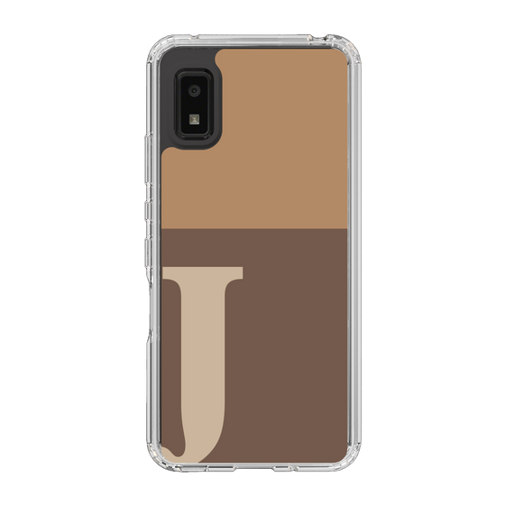 Slim Protection Case［ Original - initial two tone - J brown ］