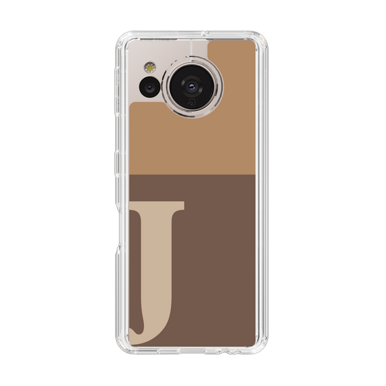 Slim Protection Case［ Original - initial two tone - J brown ］