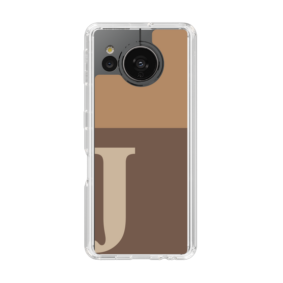 Slim Protection Case［ Original - initial two tone - J brown ］