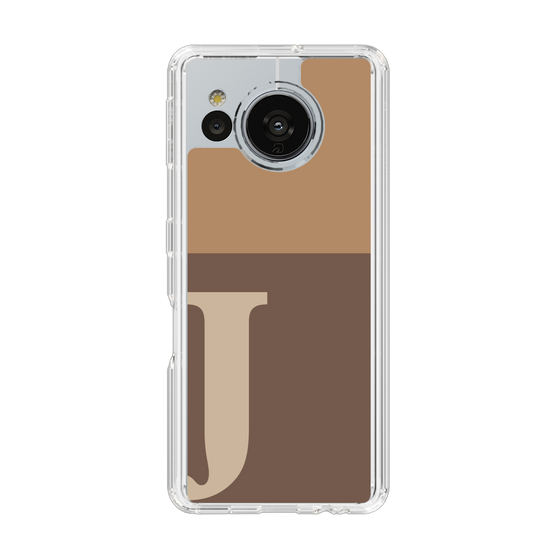 Slim Protection Case［ Original - initial two tone - J brown ］