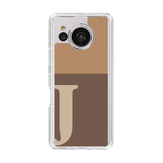 Slim Protection Case［ Original - initial two tone - J brown ］