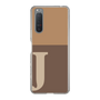 Slim Protection Case［ Original - initial two tone - J brown ］