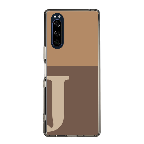 Slim Protection Case［ Original - initial two tone - J brown ］