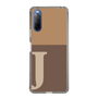 Slim Protection Case［ Original - initial two tone - J brown ］
