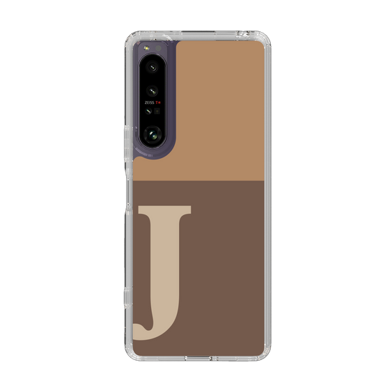 Slim Protection Case［ Original - initial two tone - J brown ］