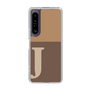 Slim Protection Case［ Original - initial two tone - J brown ］