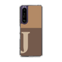 Slim Protection Case［ Original - initial two tone - J brown ］