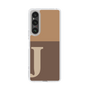 Slim Protection Case［ Original - initial two tone - J brown ］