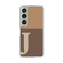 Slim Protection Case［ Original - initial two tone - J brown ］