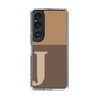 Slim Protection Case［ Original - initial two tone - J brown ］