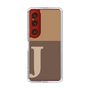 Slim Protection Case［ Original - initial two tone - J brown ］
