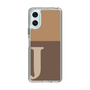 Slim Protection Case［ Original - initial two tone - J brown ］