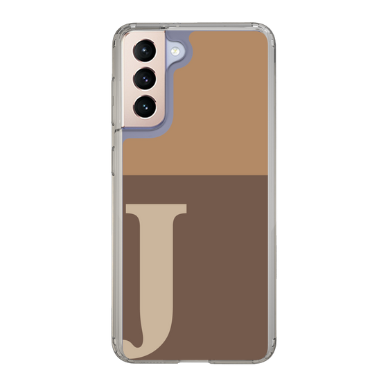 Slim Protection Case［ Original - initial two tone - J brown ］