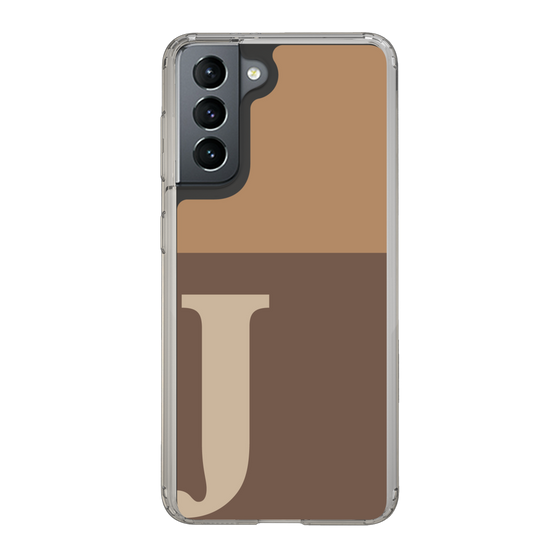 Slim Protection Case［ Original - initial two tone - J brown ］