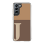 Slim Protection Case［ Original - initial two tone - J brown ］