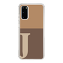 Slim Protection Case［ Original - initial two tone - J brown ］