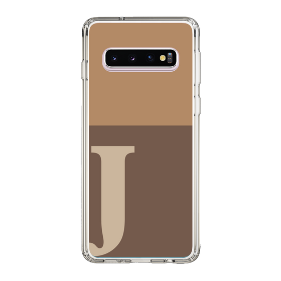 Slim Protection Case［ Original - initial two tone - J brown ］