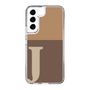 Slim Protection Case［ Original - initial two tone - J brown ］