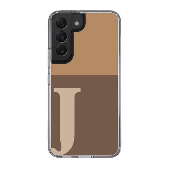 Slim Protection Case［ Original - initial two tone - J brown ］