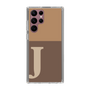 Slim Protection Case［ Original - initial two tone - J brown ］