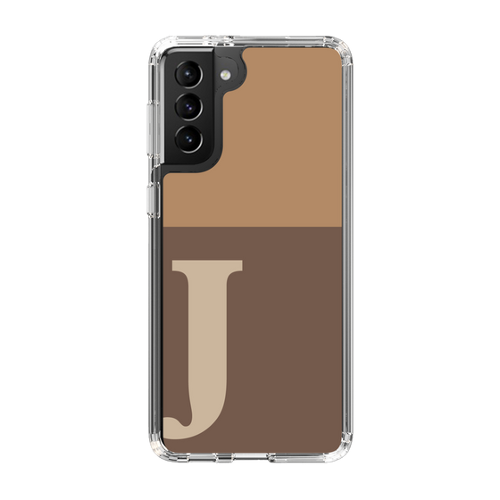 Slim Protection Case［ Original - initial two tone - J brown ］
