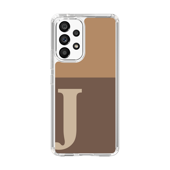 Slim Protection Case［ Original - initial two tone - J brown ］