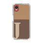 Slim Protection Case［ Original - initial two tone - J brown ］