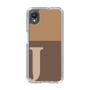 Slim Protection Case［ Original - initial two tone - J brown ］