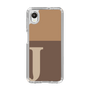 Slim Protection Case［ Original - initial two tone - J brown ］