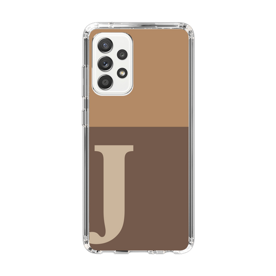 Slim Protection Case［ Original - initial two tone - J brown ］